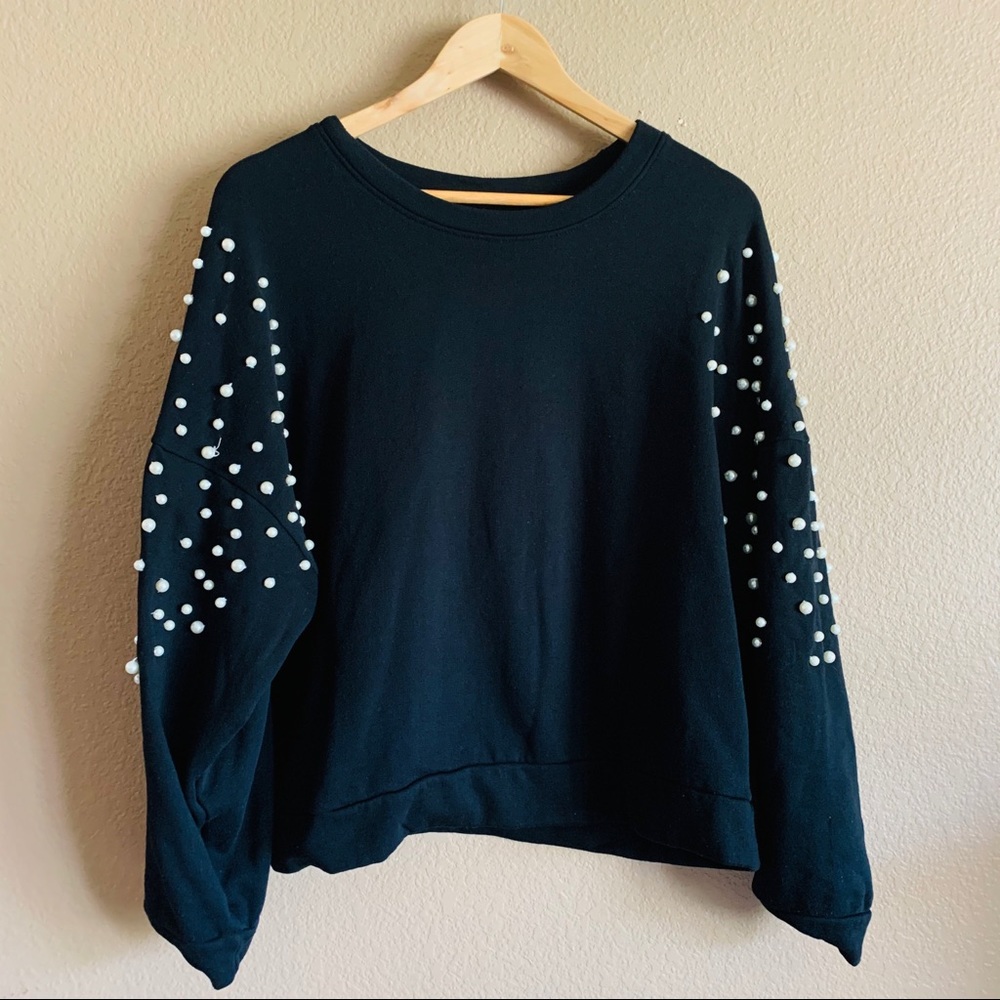 Messy Bun Just Chillin Pearl Sweatshirt